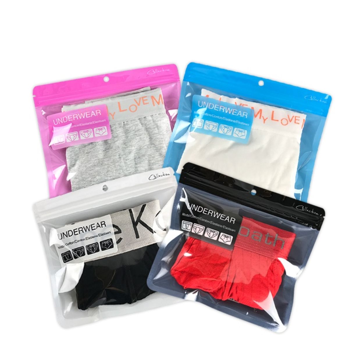 HOW DIVERSE ARE THE CURRENT PLASTIC PACKAGING BAGS FOR UNDERWEAR PRODUCTS?